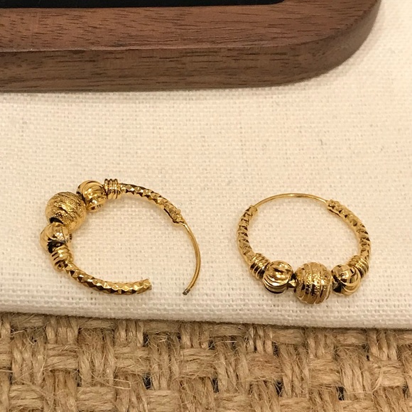 Hoop earrings for women, gold Hoop Earrings, Hoop Earrings, Dainty Earrings Gift - Picture 8 of 10